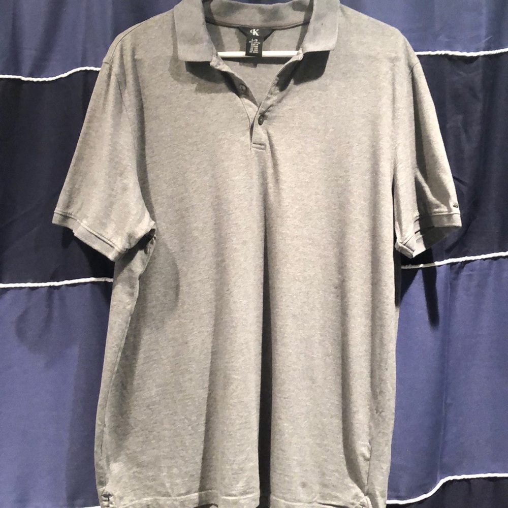 Calvin Klein Men’s gray polo shirt